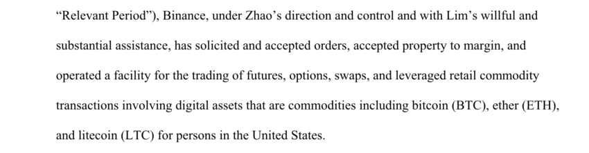 Молния CFTC подала в суд на Binance и Чанпэна Чжао